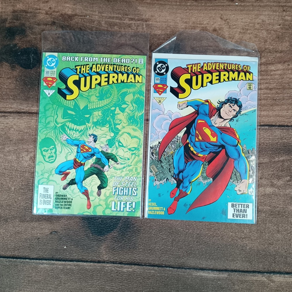 DC Comics Adventures of Superman Lot 2 OS Multi Excellent 1993 Issues 500 505